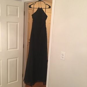 Black Halter Formal/Prom Dress